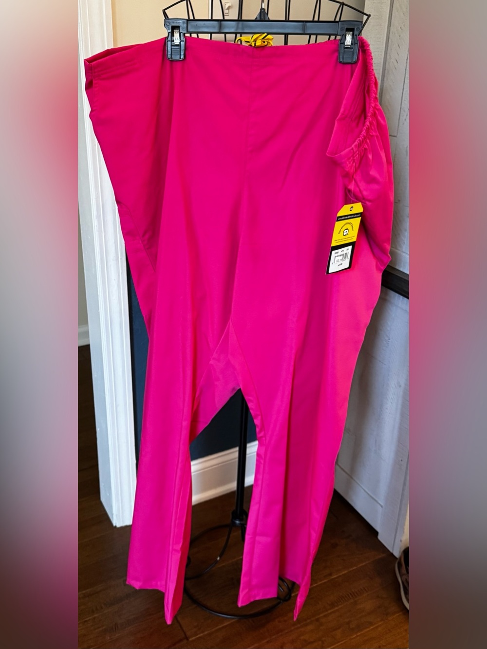 New WonderWink Origins Hot Pink 3X 3XL Flare leg women’s scrub pants Wink Flaw